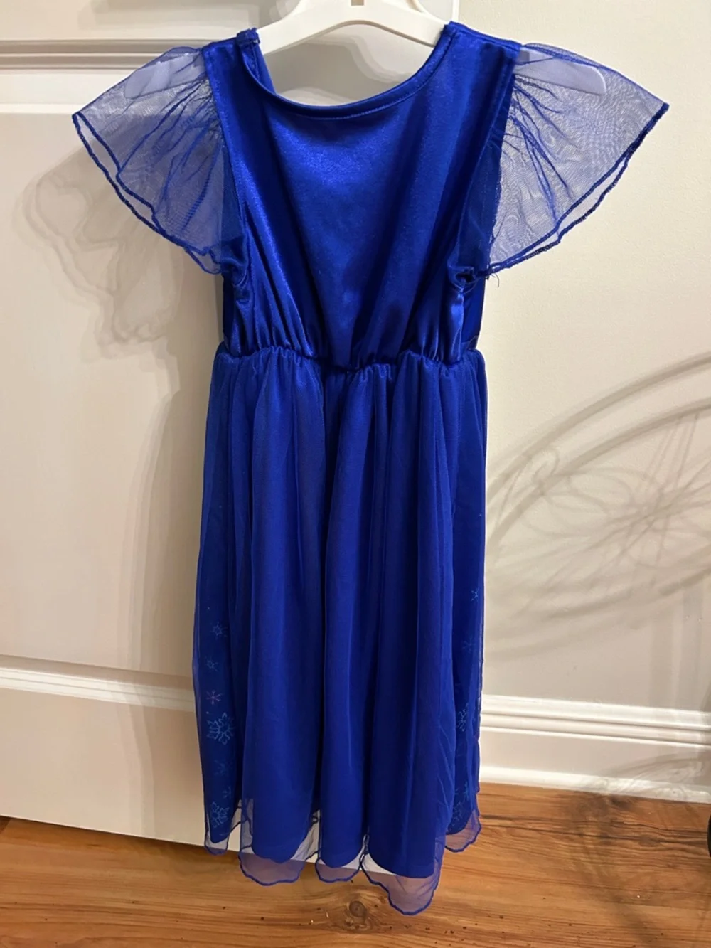 Disney Blue Frozen Sisters Snowflake Nightgown Dress - Picture 4 of 4